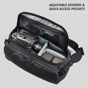 HEX Ranger DSLR Sling, Black, with Adjustable Carry Straps